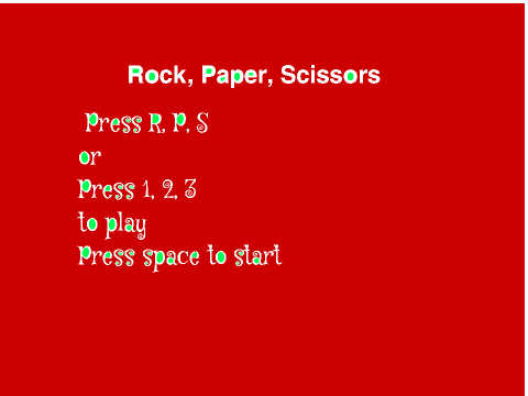 Rock, Paper, Scissors