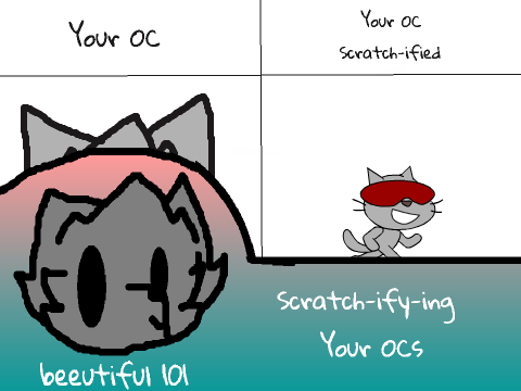 Draw you OC. I'll Scratch-ify it!