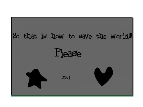 ~How to Save the World~