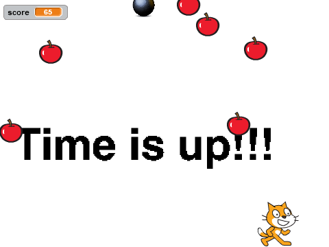 get the apples!