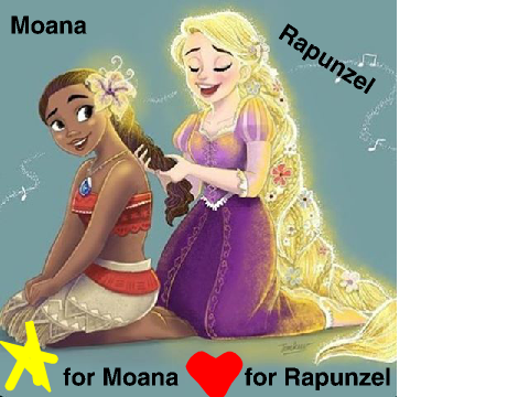 Vote: Moana VS Rapunzel