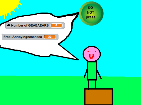 Fred's problem with being annoying