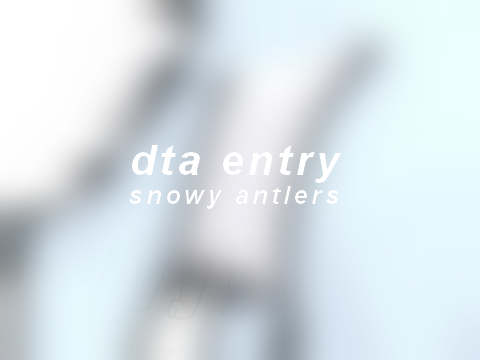 dtae - snowy antlers