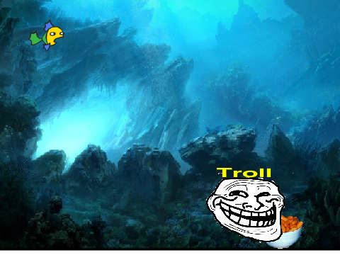 Quest for junk food Troll edition.