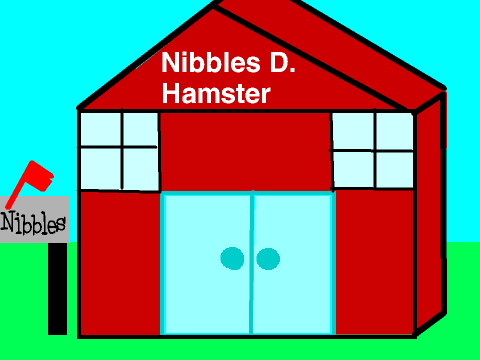 House for Nibbles the Hamster