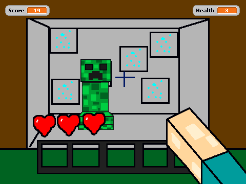 Minecraft Creeper Mash-up Minigame