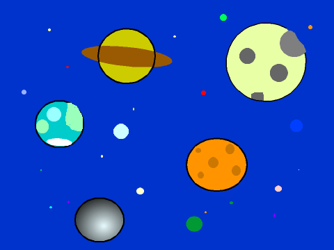 宇宙イラスト