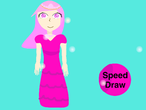Princess Pink Speed Draw