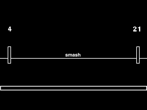 Pong from the side 2 player