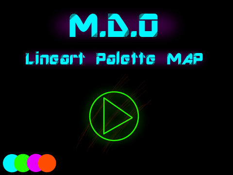 < Monster Dance Off - Palette Lineart MAP >