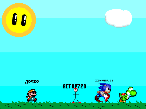 Add Yourself Chasing Yoshi!