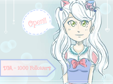 DTA ~ 1000 followers ♡ (+raffle)