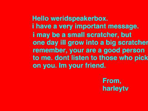For weridspeakerbox