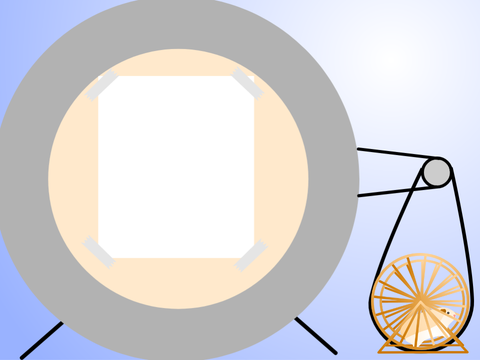 Hamster Powered Drawing Machine