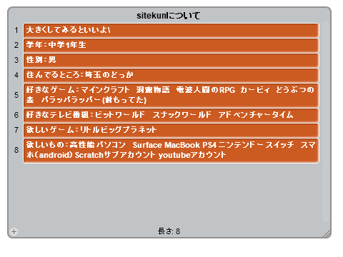 sitekunの自己紹介