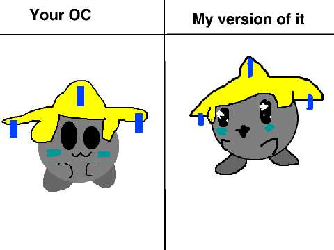 Ur oc is now a cutie patootie