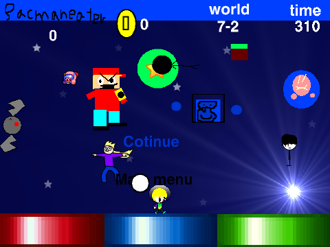 Add yourself swimming in space!