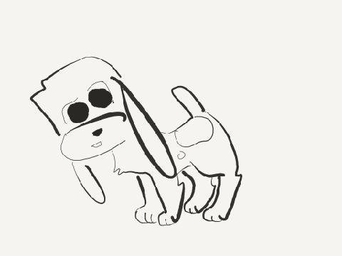 Dog ref sheet for Line999