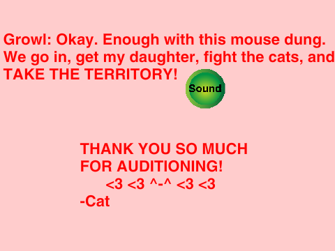 Growl auditions!  remix