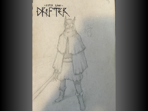 Drawing - Hyper Light Drifter