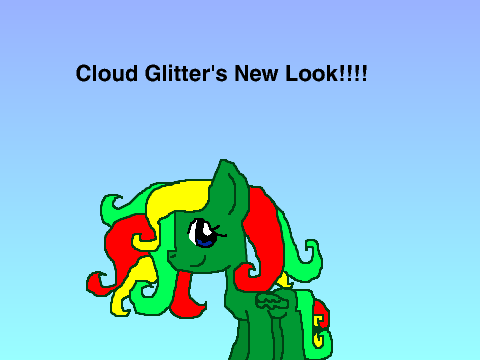 Cloud Glitter's New Look!!! (AN ENTRY)