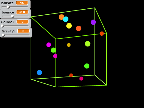 3D Balls in Cube remix