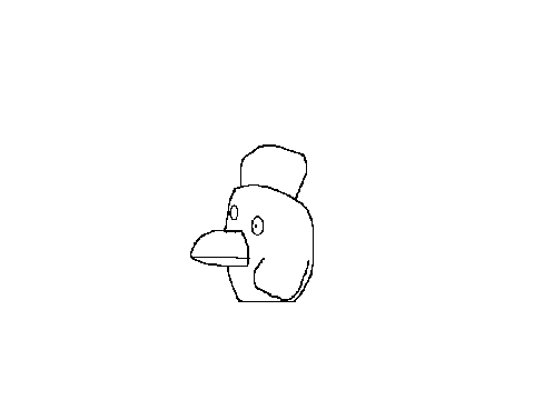 インコのぬりえアイコンメーカー！
