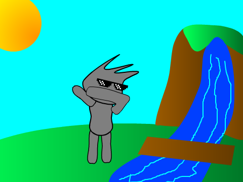 Deal With It Land (Mapa para Scratch Kart)