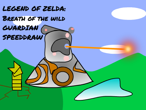 LOZ:Breath of the Wild Guardian Speeddraw
