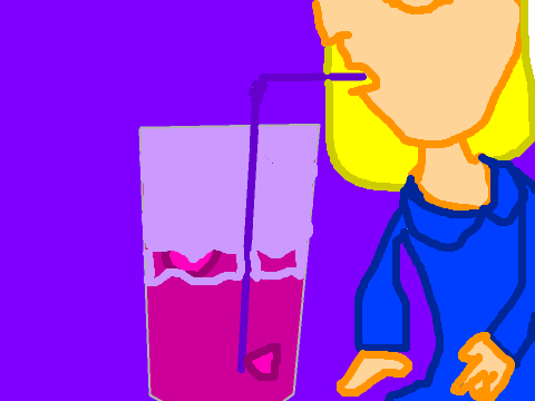 juice drinking