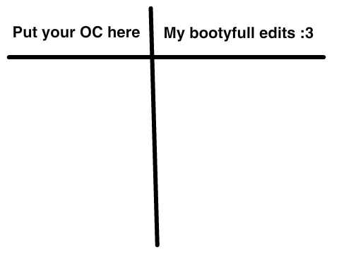 Give me your OC and I'll make it impossibly bootyfull