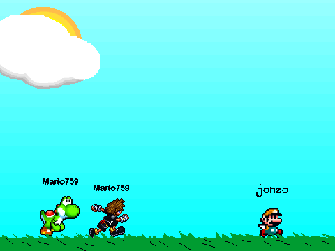 Add yourself chasing Jonzo