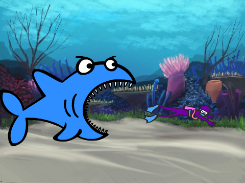 shark attack!!!!!!!!!!