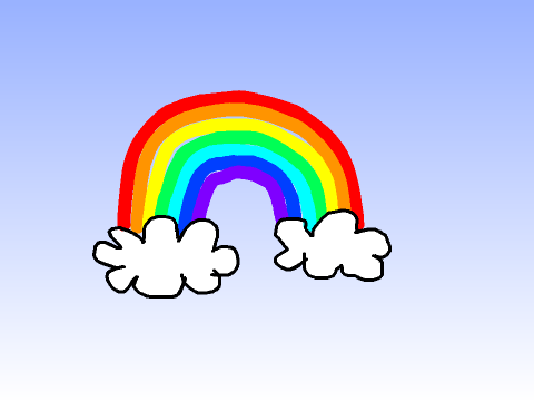 rainbow speed art