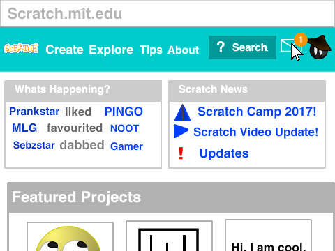 The Scratch Project Page