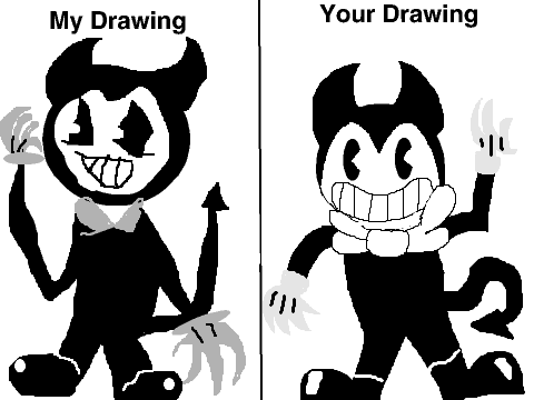 My Drawing Of Bendy