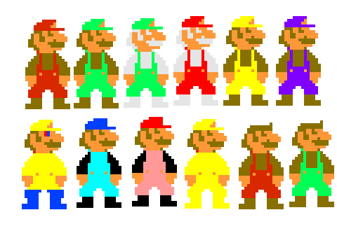 Mario sprites (edited)