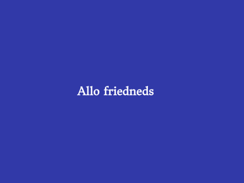 new intro + little message