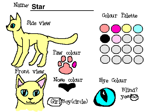 Warrior Cats Create a Cat Character! remix remix