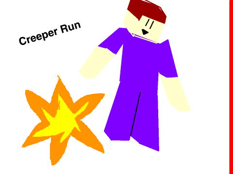 Minecraft Creeper Run