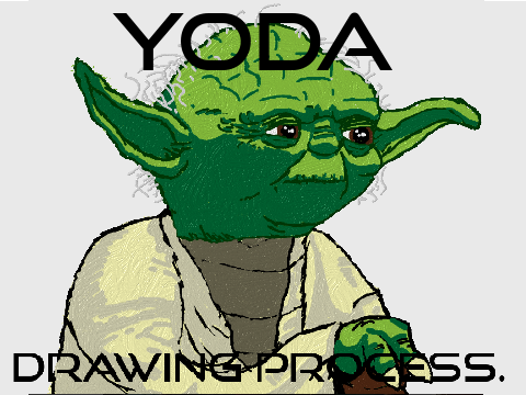 Yoda Drawing process