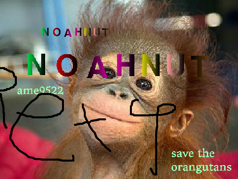 sign to save the orangutangs! remix remix