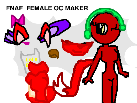 Fnaf female oc maker remix