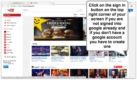How to upload a youtube video 