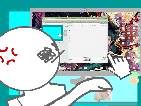 i draw with a mouse... ('*')