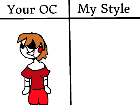 Give me your OC and I will make it in my style remix