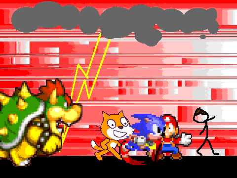 Add yourself running away from bowzer[1]