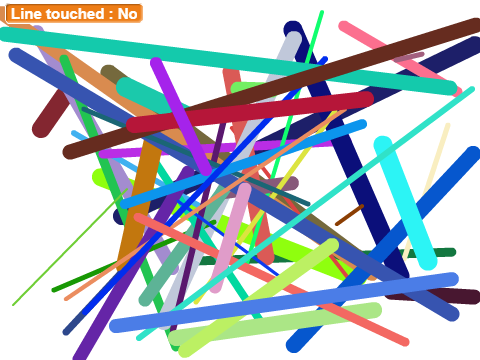 Touching line detection script