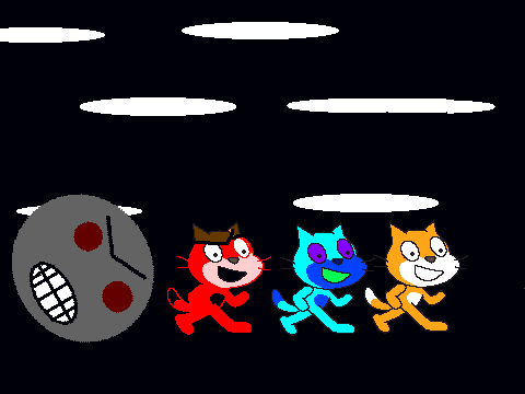 Add your cat character running from the void[1] (1)