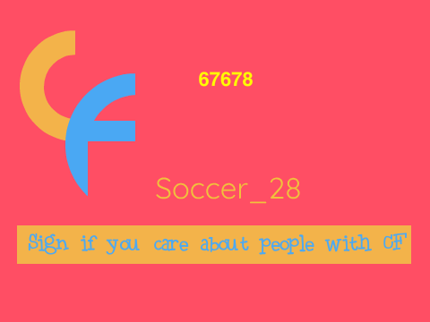 Sign if you care about people with CF 